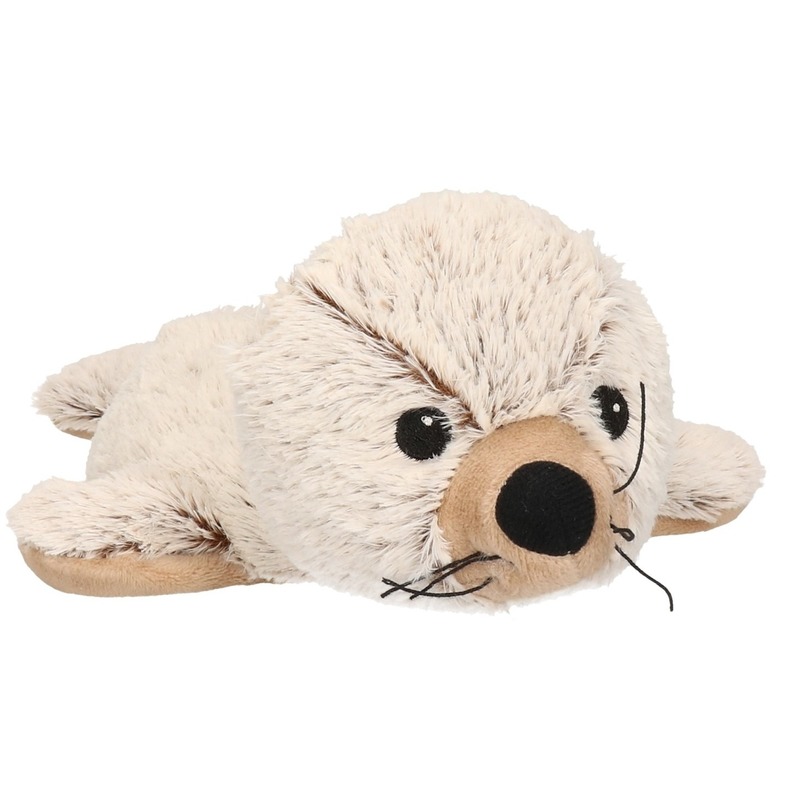 slecht Orkaan Verplicht Warmteknuffel zeehond bruin / creme 31 cm knuffels kopen | Sloffen webshop