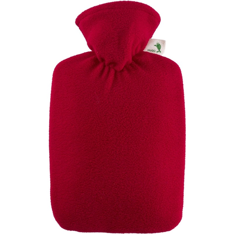 Rode waterkruik 1,8 liter met fleece hoes
