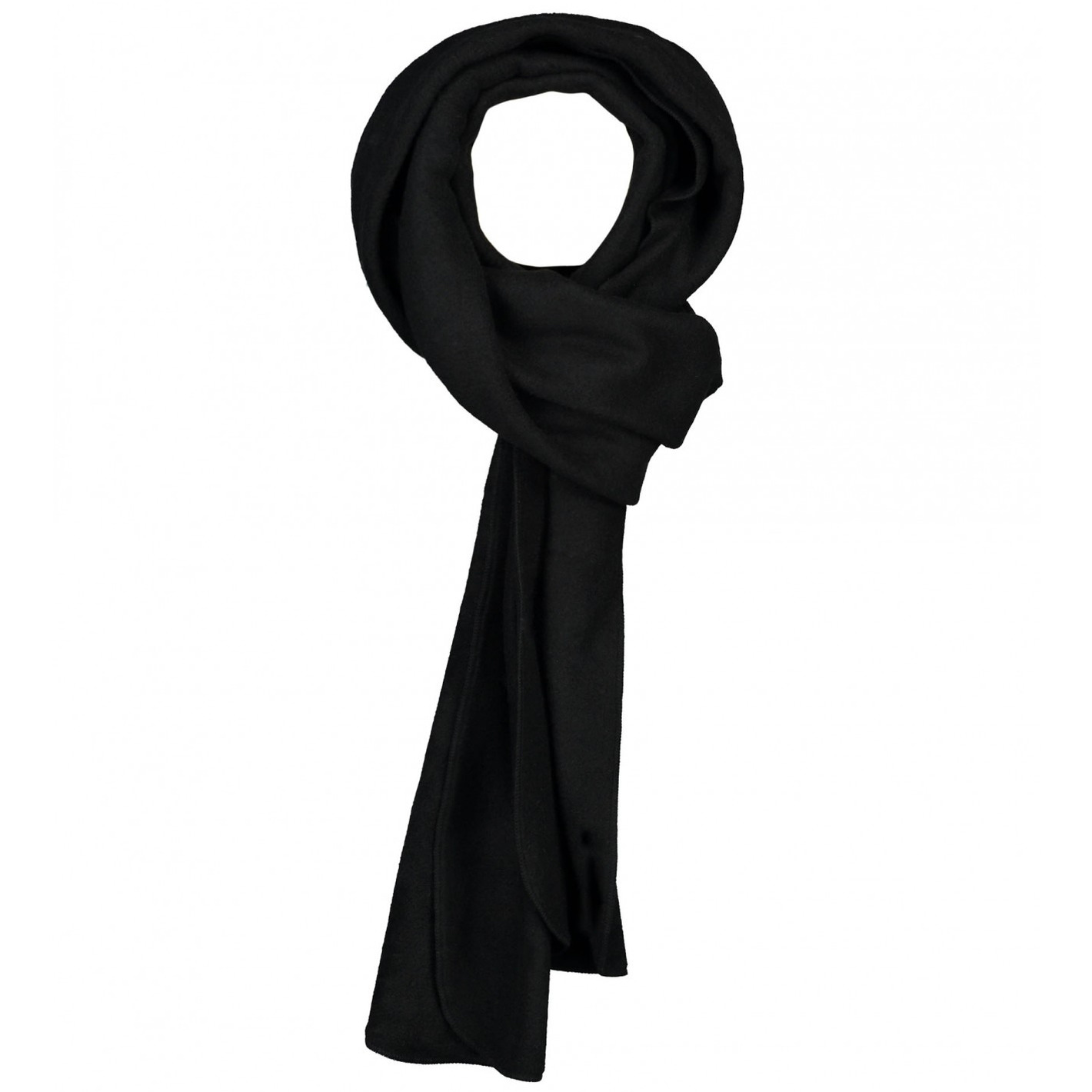 Warme fleece sjaals zwart
