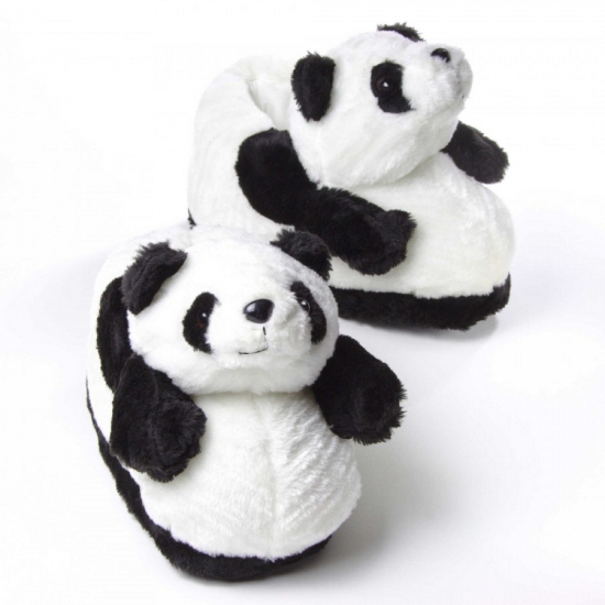 Zachte dieren pantoffels panda