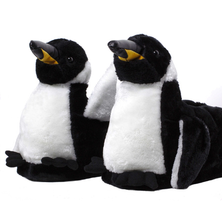 Dierenpantoffels/sloffen pinguin voor volwassenen