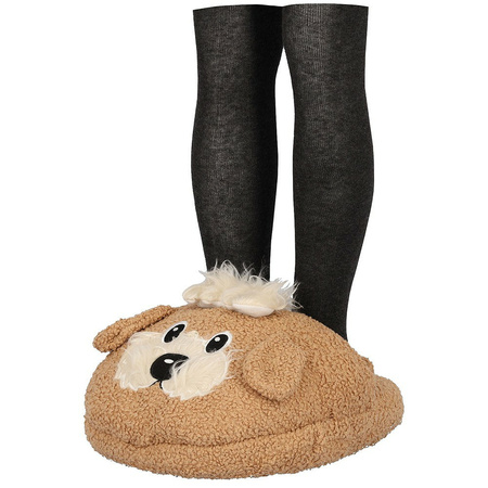 Large foot warmer slipper Terrier dog one size 30 x 27 cm