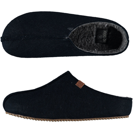 Mens slip-on slippers blue size 45-46