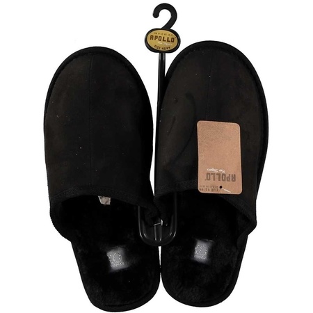 Gents slippers black size 45-46