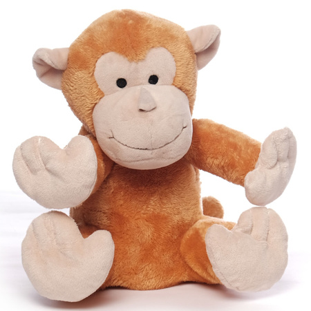 Microwave heatpack orang oetan monkey cuddle toy 26 cm