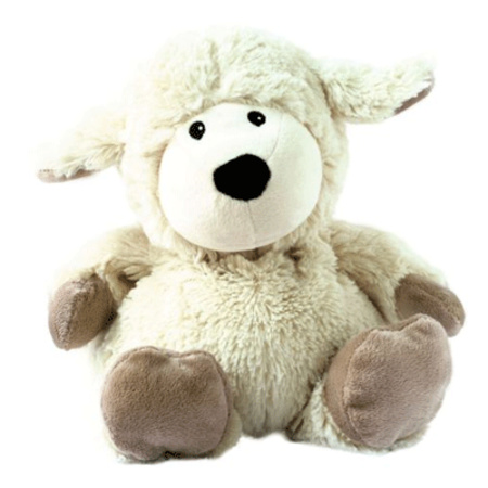 Microwave heatpack white sheep cuddle toy 33 cm