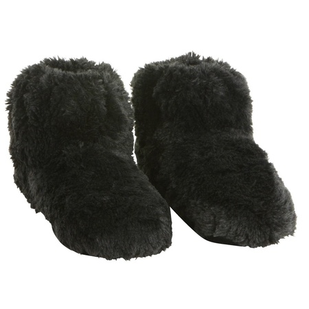 Microwave heat slippers black size 37-40